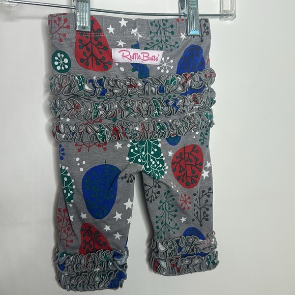 Ruffle Butts 0-6M baby girl leggings EUC - Picture 2 of 3